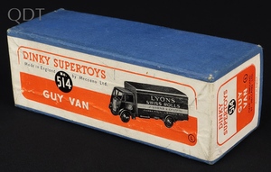 Dinky supertoys 514 guy van lyons swiss rolls empty box kk2 front