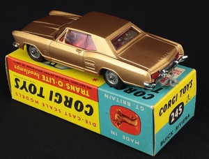 Corgi toys 245 buick riviera kk39 back