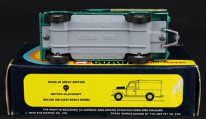 Corgi toys 438 landrover kk45 base