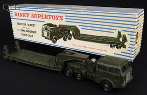 French dinky 890 berliet tank transporter kk48 front
