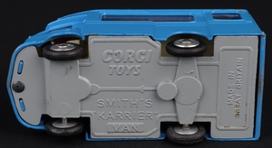 Corgi toys 471 smith's karrier mobile canteen joe's diner kk67 base