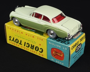 Corgi toys 224 bentley continental kk68 back