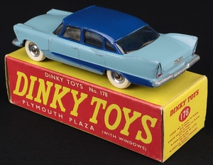 Dinky toys 178 plymouth plaza kk80 back
