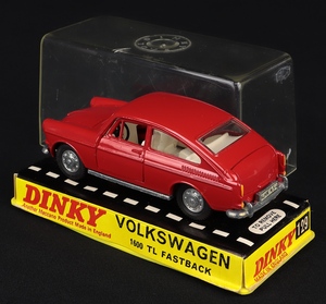 Dinky toys 129 volkswagen tl 1600 fastback kk95 back