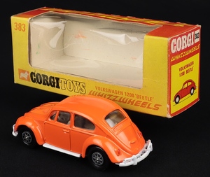 Corgi toys 383 volkswagen 1200 beetle kk102 back