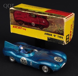 Nicky dinky toys 1 238 d type jaguar kk109 front