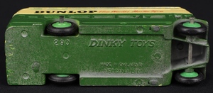 Dinky toys 290 double deck bus dunlop kk112 base