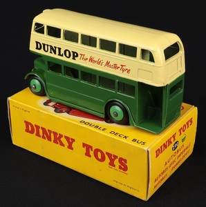 Dinky toys 290 double deck bus dunlop kk112 back