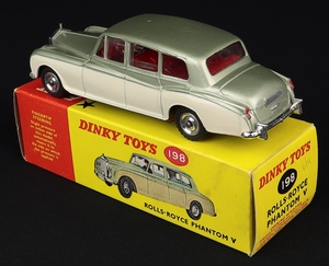 Dinky toys 198 rolls royce phantom v kk190 back