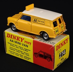 Dinky toys 274 aa mini van kk231 back