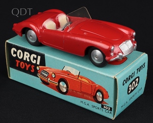 Corgi toys 302 mga sports car kk267 front
