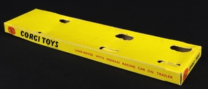 Corgi toys gift set 17 land rover ferrari racing car trailer kk270 plinth