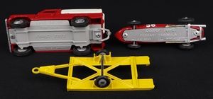 Corgi toys gift set 17 land rover ferrari racing car trailer kk270 base