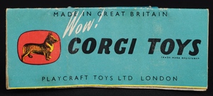 Corgi toys 408 bedford aa road service van kk273 booklet