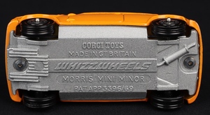 Corgi toys 204 morris mini minor kk275 base