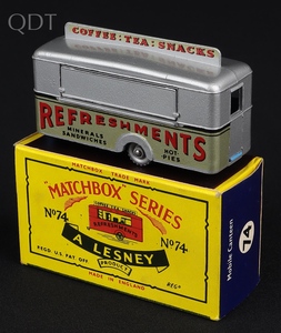 Matchbox 74 mobile canteen kk287 front
