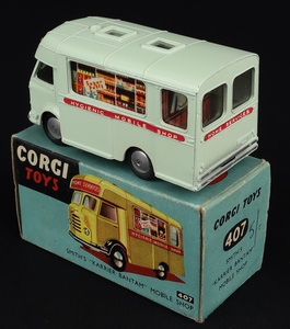 Corgi toys 407 smith's karrier bantam mobile shop kk315 back