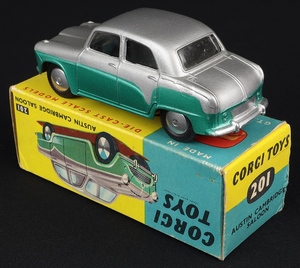 Corgi toys 201 austin cambridge saloon kk333 back