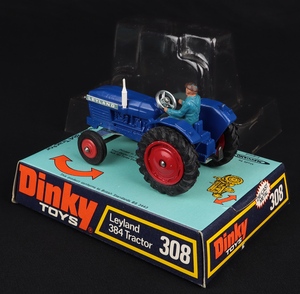 Dinky toys 308 leyland 384 tractor kk340 back