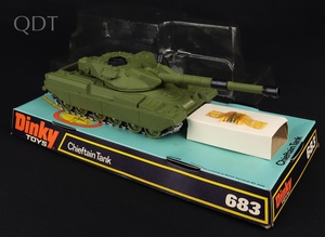 Dinky toys 683 chieftain tank kk343 front