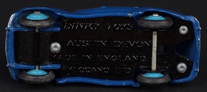 Dinky toys 40d 152 astin devon saloon kk345 base