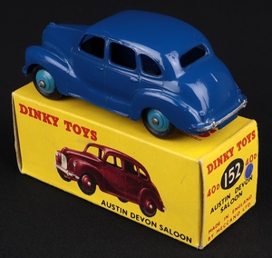 Dinky toys 40d 152 astin devon saloon kk345 back