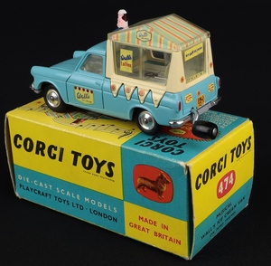 Corgi toys 474 wall's ice cream kk353 back