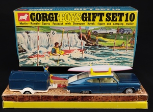 Corgi toys gift set 10 marlin rambler kayak kk355 back
