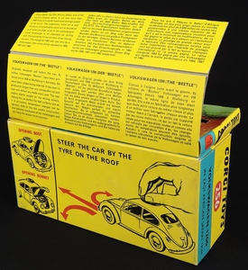 Corgi toys 256 volkswagen 1200 safari east  african trim rhino kk361 box