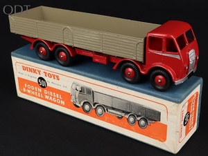Dinky toys 501 foden diesel 8 wheel wagon kk372 front