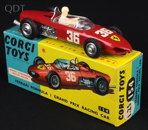 Corgi toys 154 ferrari grand prix racing car formula 1 kk379 front