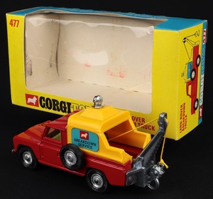 Corgi toys 477 landrover breakdown truck kk398 back