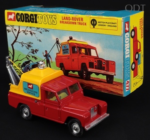 Corgi toys 477 landrover breakdown truck kk398 front