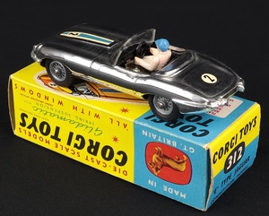 Corgi toys 312 e type jaguar kk400 back