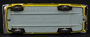 Corgi toys 241 ghia kk412 base