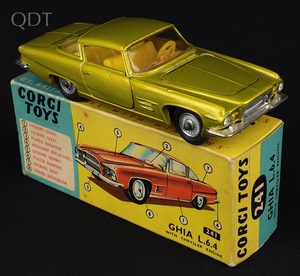 Corgi toys 241 ghia kk412 front