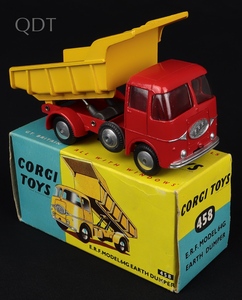 Corgi toys 458 erf model 64g earth dumper kk431 front