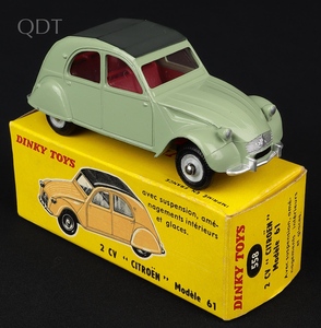 French dinky toys 558 2 cv citroen kk434 front