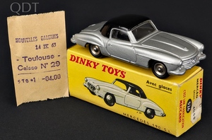 French dinky toys 526 mercedes 190 sl kk435 front