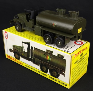French dinky toys 823 military gmc truck kk437 back