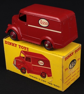 Dinky toys 31a 450 trojan 15 cwt van esso kk438 back