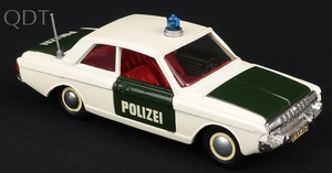 Dinky toys 261 ford taunus polizei kk479 front