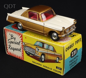 Corgi toys 231 triumph herald coupe kk501 front