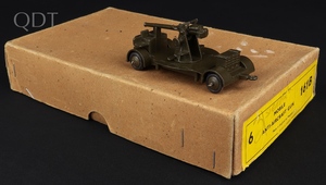 Dinky toys 161b mobile anti aircraft gun kk512 front