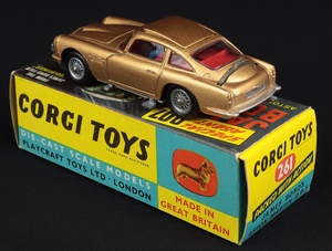Corgi toys 261 james bond's aston martin kk514 back