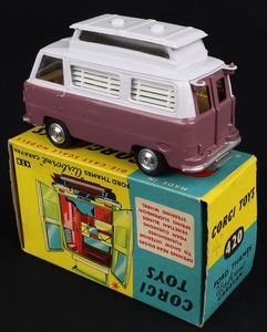 Corgi toys 240 ford thames airborne caravan kk535 back