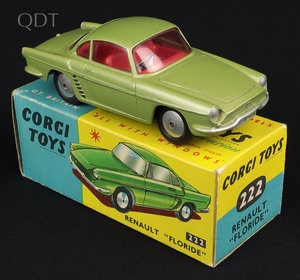 Corgi toys 222 renault floride kk522 front