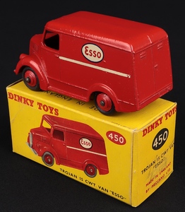 Dinky toys 450 trojan 15 cwt van esso kk559 back