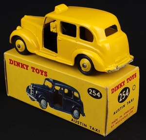 Dinky toys 254 austin taxi kk564 back