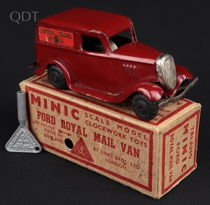 Tri ang minic ford light van 1 kk571 front